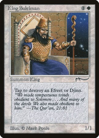 King Suleiman [Arabian Nights] MTG Single Magic: The Gathering  | Multizone: Comics And Games