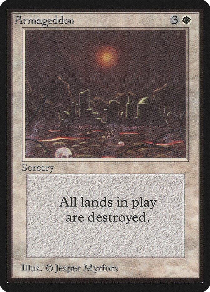 Armageddon [Limited Edition Beta] MTG Single Magic: The Gathering  | Multizone: Comics And Games