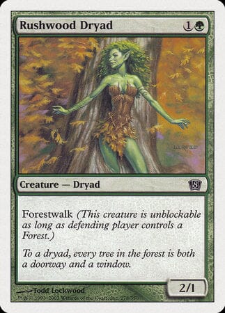 Rushwood Dryad [Eighth Edition] MTG Single Magic: The Gathering  | Multizone: Comics And Games