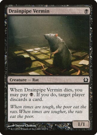 Drainpipe Vermin [Return to Ravnica] MTG Single Magic: The Gathering  | Multizone: Comics And Games