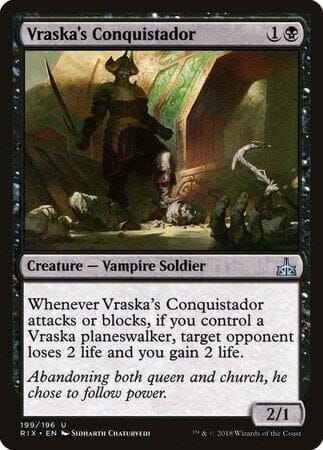 Vraska's Conquistador [Rivals of Ixalan] MTG Single Magic: The Gathering  | Multizone: Comics And Games