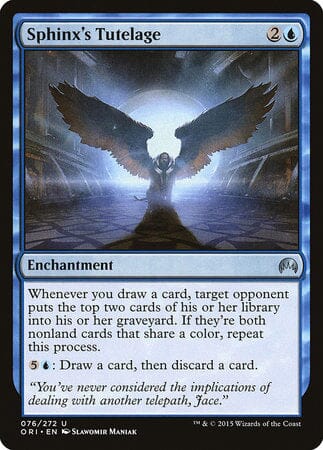 Sphinx's Tutelage [Magic Origins] MTG Single Magic: The Gathering  | Multizone: Comics And Games