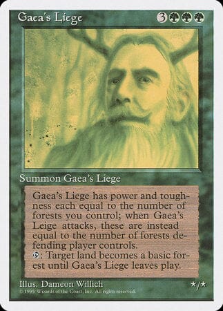 Gaea's Liege [Fourth Edition] MTG Single Magic: The Gathering  | Multizone: Comics And Games