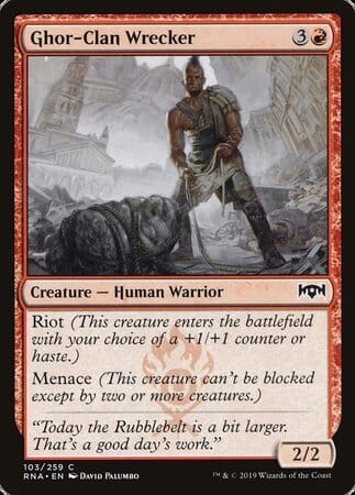 Ghor-Clan Wrecker [Ravnica Allegiance] MTG Single Magic: The Gathering  | Multizone: Comics And Games