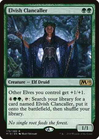 Elvish Clancaller [Core Set 2019] MTG Single Magic: The Gathering  | Multizone: Comics And Games