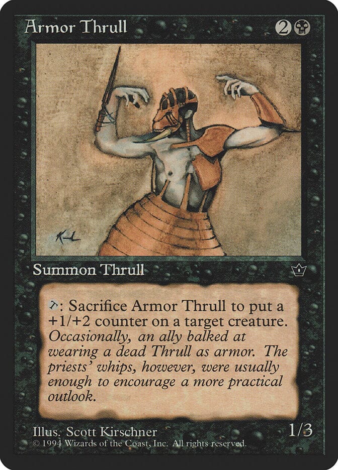 Armor Thrull (Scott Kirschner) [Fallen Empires] MTG Single Magic: The Gathering  | Multizone: Comics And Games