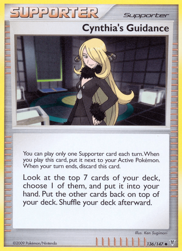 Cynthia's Guidance (136/147) [Platinum: Supreme Victors] Pokemon Single Pokémon  | Multizone: Comics And Games