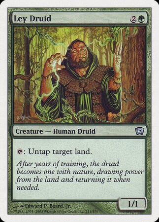 Ley Druid [Ninth Edition] MTG Single Magic: The Gathering  | Multizone: Comics And Games