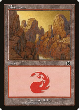 Mountain (344) [Mercadian Masques] MTG Single Magic: The Gathering  | Multizone: Comics And Games