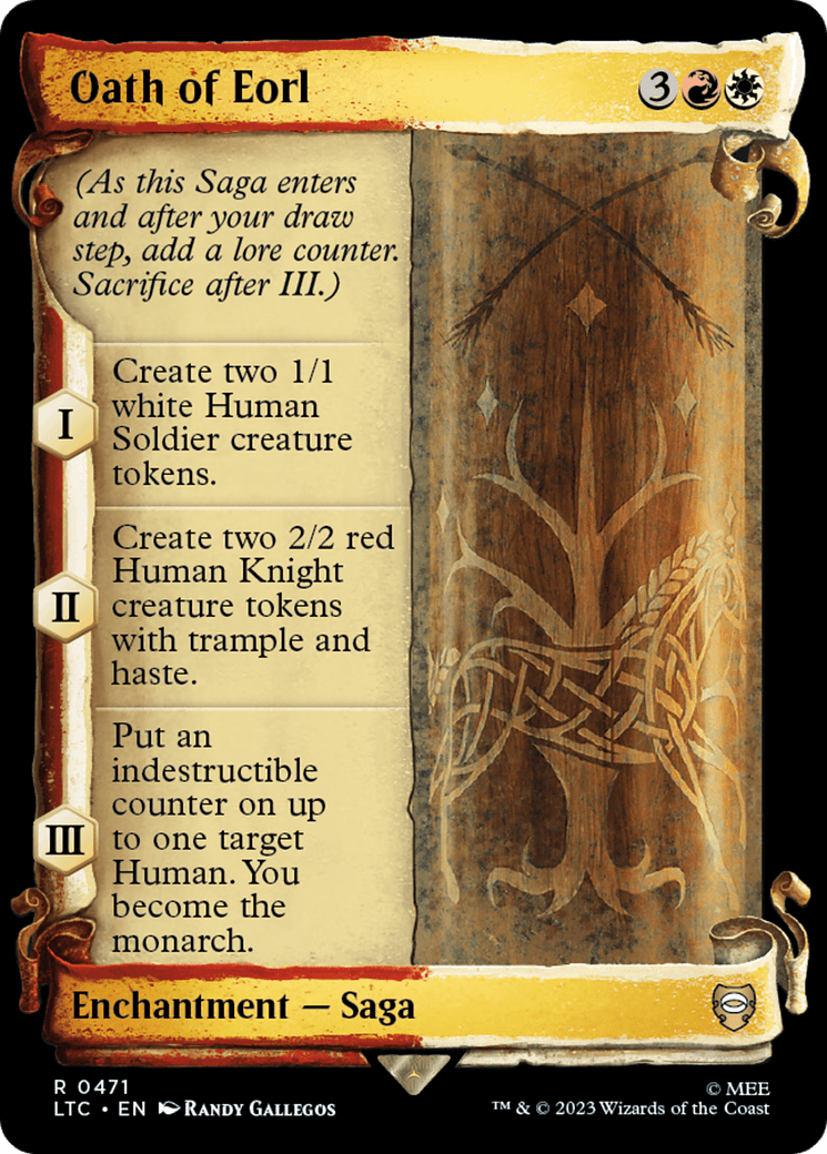 Oath of Eorl [The Lord of the Rings: Tales of Middle-Earth Commander Showcase Scrolls] MTG Single Magic: The Gathering  | Multizone: Comics And Games