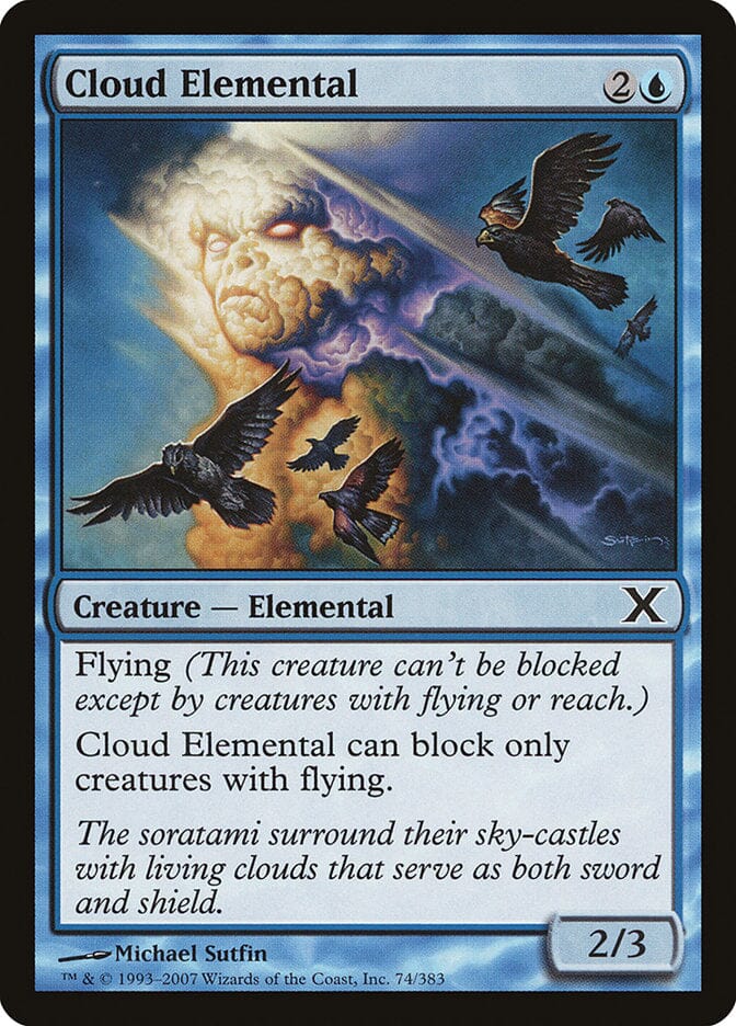 Cloud Elemental [Tenth Edition] MTG Single Magic: The Gathering  | Multizone: Comics And Games