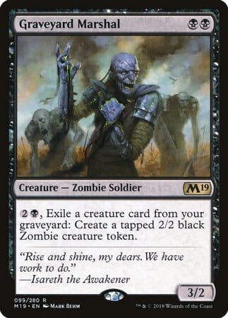 Graveyard Marshal [Core Set 2019] MTG Single Magic: The Gathering  | Multizone: Comics And Games