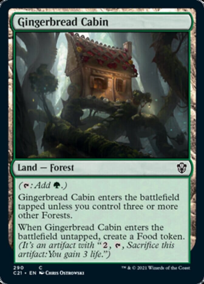 Gingerbread Cabin [Commander 2021] MTG Single Magic: The Gathering  | Multizone: Comics And Games