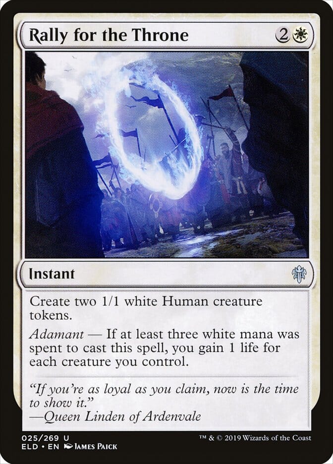Rally for the Throne [Throne of Eldraine] MTG Single Magic: The Gathering  | Multizone: Comics And Games
