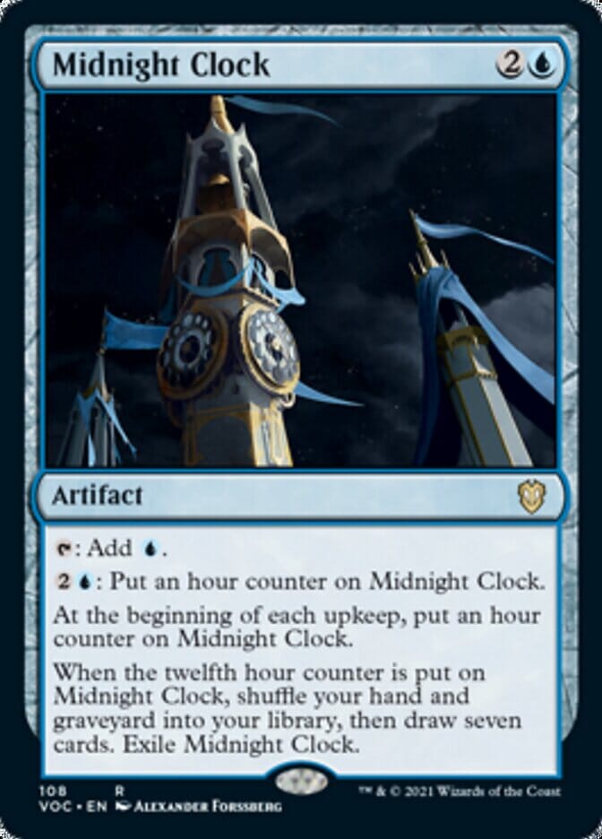 Midnight Clock [Innistrad: Crimson Vow Commander] MTG Single Magic: The Gathering  | Multizone: Comics And Games