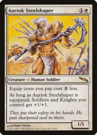 Auriok Steelshaper [Mirrodin] MTG Single Magic: The Gathering  | Multizone: Comics And Games