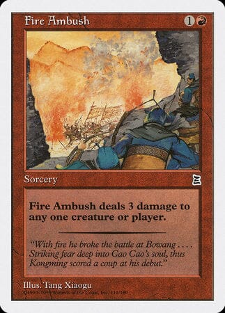 Fire Ambush [Portal Three Kingdoms] MTG Single Magic: The Gathering  | Multizone: Comics And Games