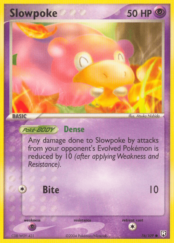 Slowpoke (76/109) [EX: Team Rocket Returns] Pokemon Single Pokémon  | Multizone: Comics And Games