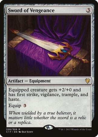 Sword of Vengeance [Commander 2017] MTG Single Magic: The Gathering  | Multizone: Comics And Games