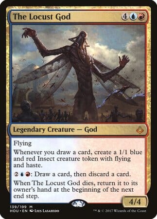 The Locust God [Hour of Devastation] MTG Single Magic: The Gathering  | Multizone: Comics And Games