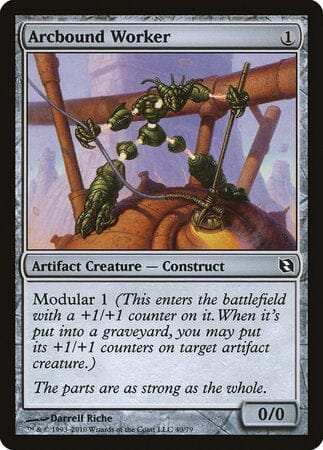 Arcbound Worker [Duel Decks: Elspeth vs. Tezzeret] MTG Single Magic: The Gathering  | Multizone: Comics And Games