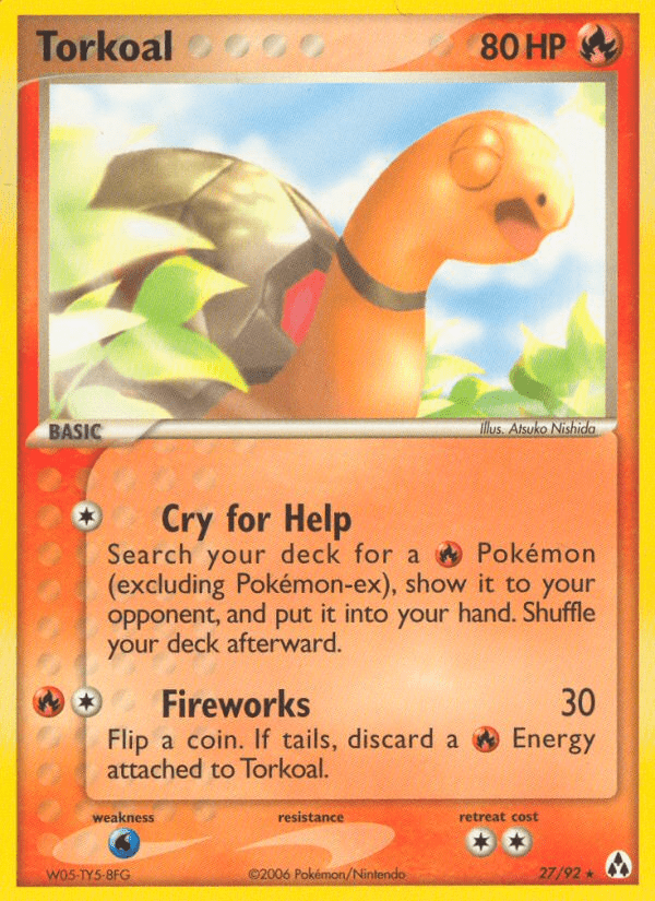 Torkoal (27/92) [EX: Legend Maker] Pokemon Single Pokémon  | Multizone: Comics And Games