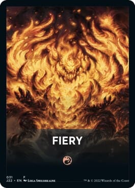 Fiery Theme Card [Jumpstart 2022 Front Cards] MTG Single Magic: The Gathering  | Multizone: Comics And Games