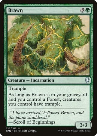 Brawn [Commander Anthology Volume II] MTG Single Magic: The Gathering  | Multizone: Comics And Games