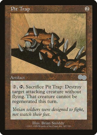 Pit Trap [Urza's Saga] MTG Single Magic: The Gathering  | Multizone: Comics And Games