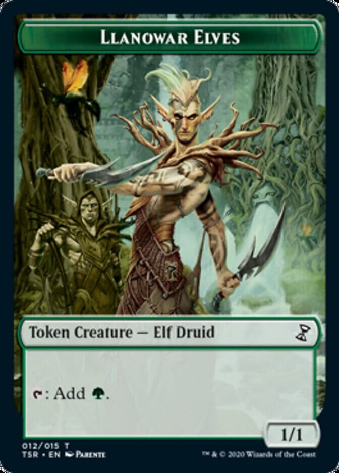 Llanowar Elves [Time Spiral Remastered Tokens] MTG Single Magic: The Gathering  | Multizone: Comics And Games