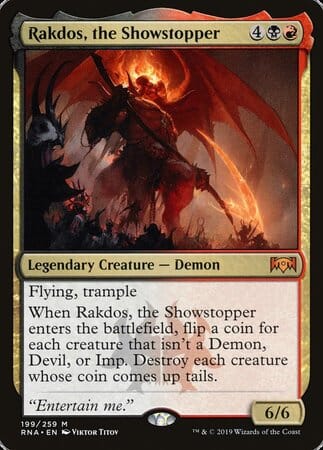 Rakdos, the Showstopper [Ravnica Allegiance] MTG Single Magic: The Gathering  | Multizone: Comics And Games