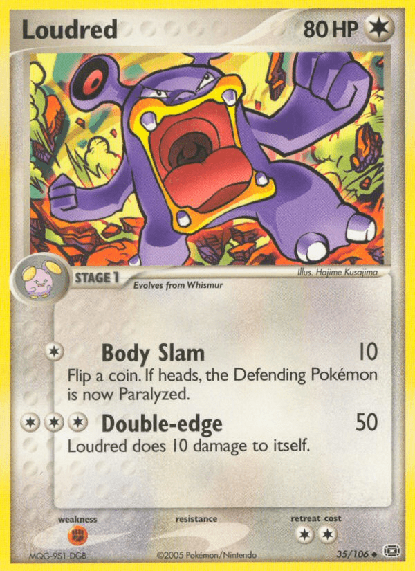 Loudred (35/106) [EX: Emerald] Pokemon Single Pokémon  | Multizone: Comics And Games
