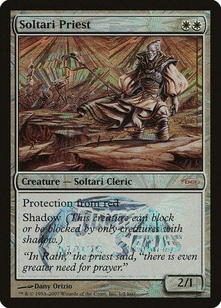 Soltari Priest (Junior Series) [Junior Series Europe] MTG Single Magic: The Gathering  | Multizone: Comics And Games