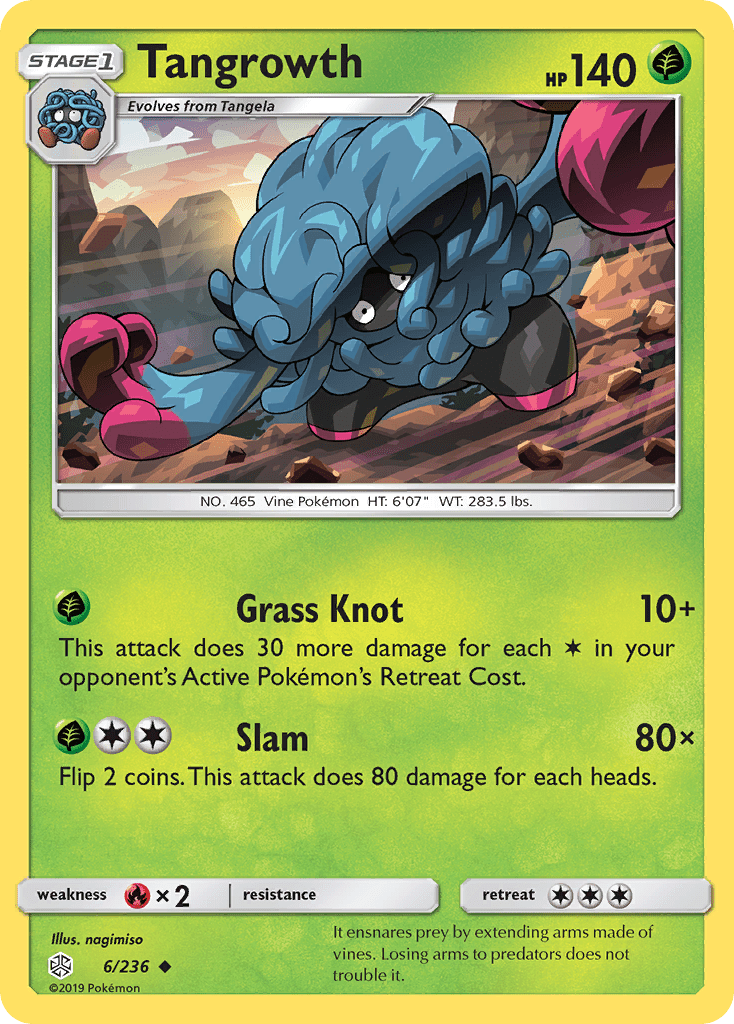 Tangrowth (6/236) [Sun & Moon: Cosmic Eclipse] Pokemon Single Pokémon  | Multizone: Comics And Games