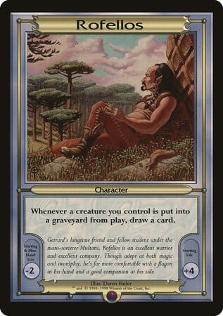 Rofellos (Oversize) [Vanguard Series] MTG Single Magic: The Gathering  | Multizone: Comics And Games