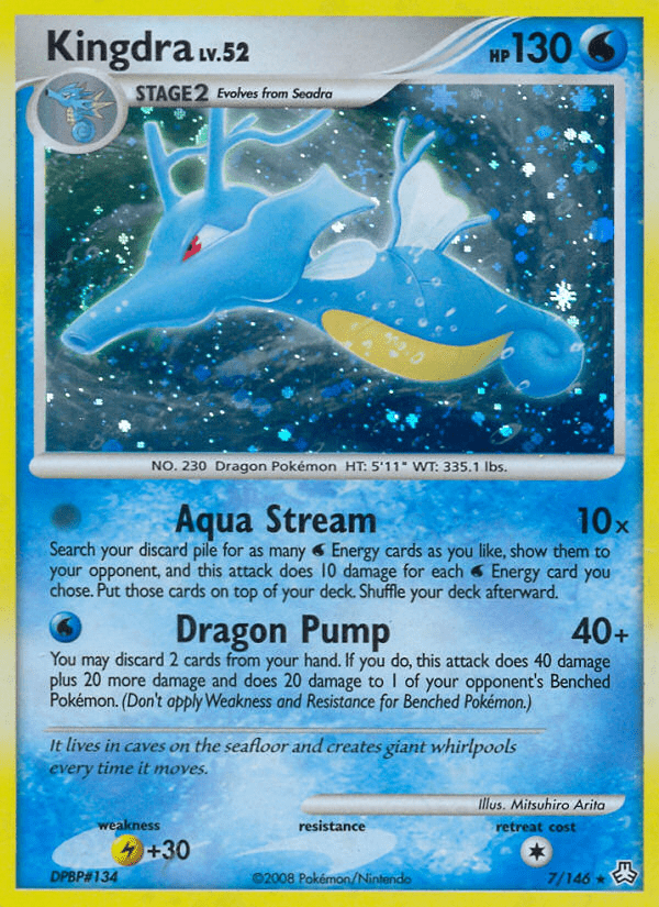 Kingdra (7/146) [Diamond & Pearl: Legends Awakened] Pokemon Single Pokémon  | Multizone: Comics And Games