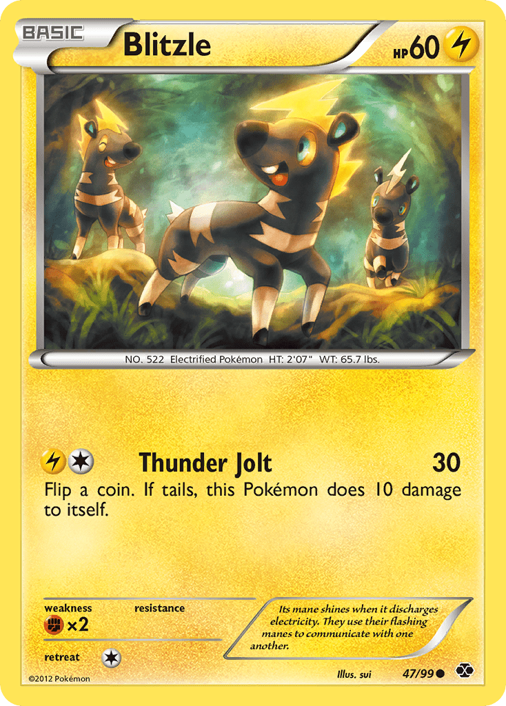 Blitzle (47/99) [Black & White: Next Destinies] Pokemon Single Pokémon  | Multizone: Comics And Games