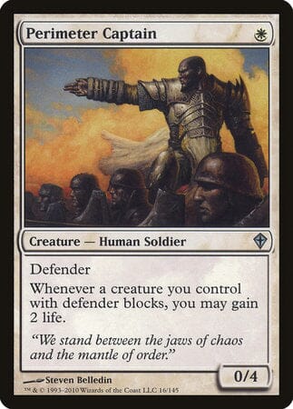 Perimeter Captain [Worldwake] MTG Single Magic: The Gathering  | Multizone: Comics And Games