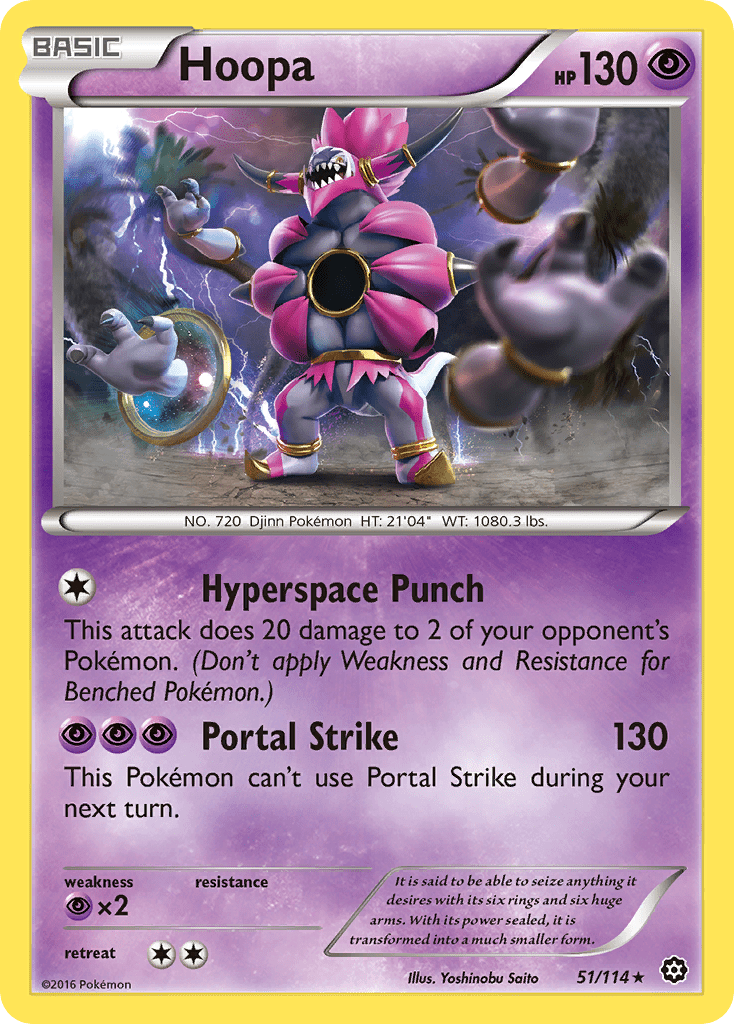 Hoopa (51/114) [XY: Steam Siege] Pokemon Single Pokémon  | Multizone: Comics And Games