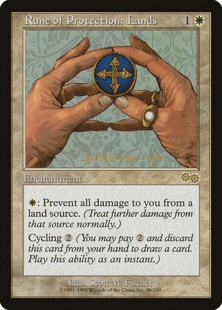 Rune of Protection: Lands [Urza's Saga] MTG Single Magic: The Gathering  | Multizone: Comics And Games