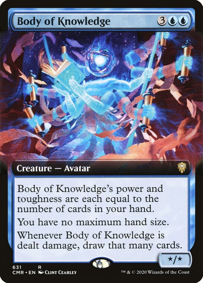 Body of Knowledge (Extended Art) [Commander Legends] MTG Single Magic: The Gathering  | Multizone: Comics And Games