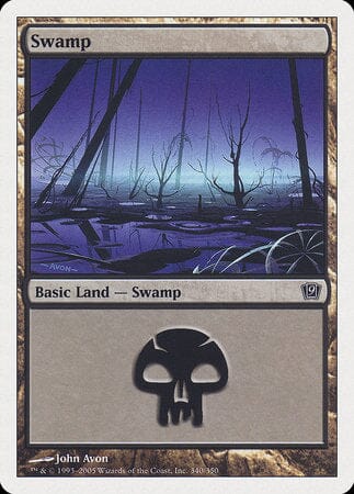 Swamp (340) [Ninth Edition] MTG Single Magic: The Gathering  | Multizone: Comics And Games