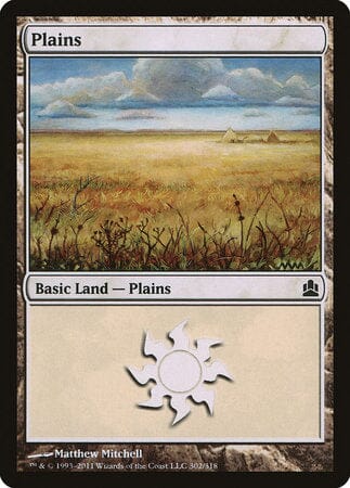 Plains (302) [Commander 2011] MTG Single Magic: The Gathering  | Multizone: Comics And Games
