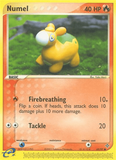 Numel (69/97) [EX: Dragon] Pokemon Single Pokémon  | Multizone: Comics And Games