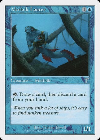 Merfolk Looter [Seventh Edition] MTG Single Magic: The Gathering  | Multizone: Comics And Games