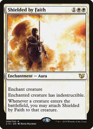 Shielded by Faith [Commander 2015] MTG Single Magic: The Gathering  | Multizone: Comics And Games