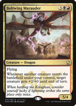 Boltwing Marauder [Dragons of Tarkir Promos] MTG Single Magic: The Gathering  | Multizone: Comics And Games