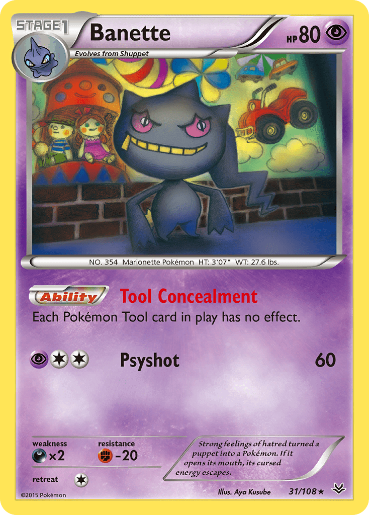 Banette (31/108) [XY: Roaring Skies] Pokemon Single Pokémon  | Multizone: Comics And Games