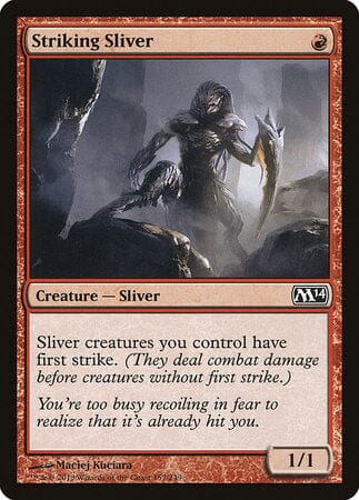 Striking Sliver [Magic 2014] MTG Single Magic: The Gathering  | Multizone: Comics And Games