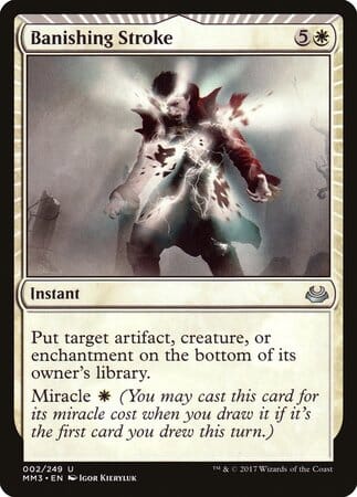 Banishing Stroke [Modern Masters 2017] MTG Single Magic: The Gathering  | Multizone: Comics And Games